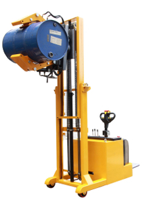 Electric Stacker with Paper Roll Clamp Rotated