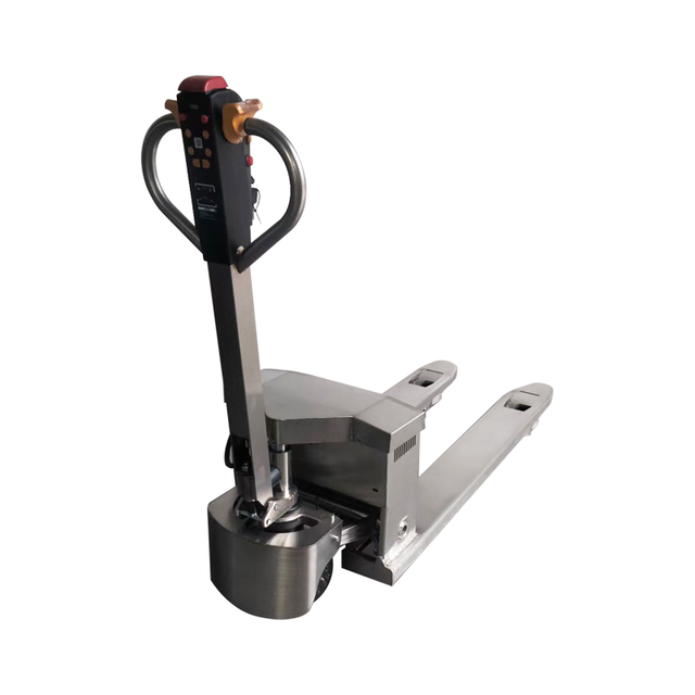 Stainless steel electric pallet ruck-can add scale battery electric pallet jack- WELIFTRICH